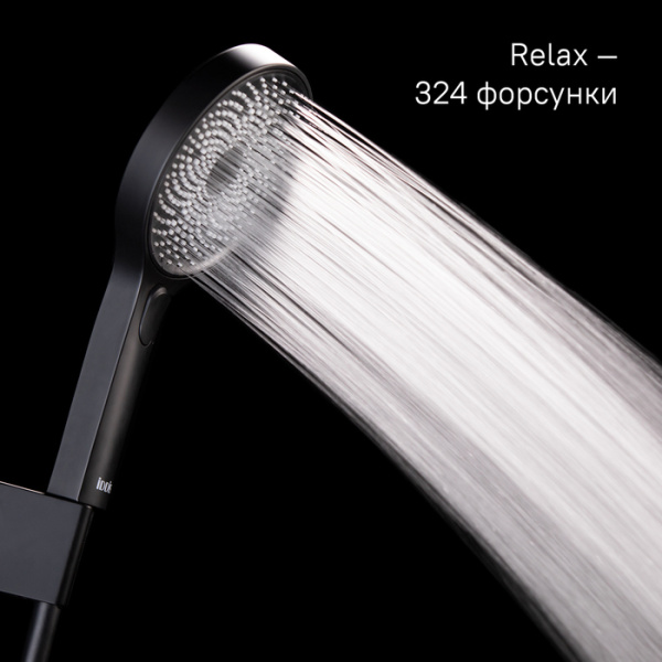 Лейка для душа IDDIS SpaHome черная (SPA3F0Bi18)