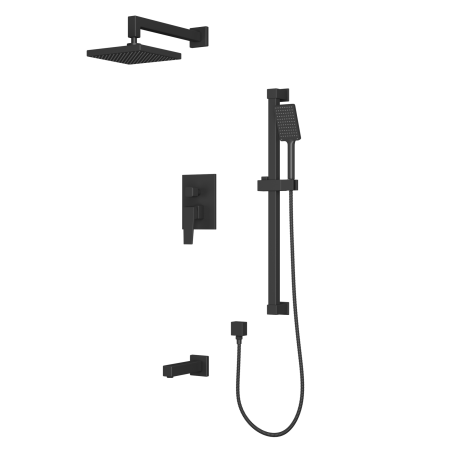 Встроенная душевая с изливом система Rush Thira TR3635-60Black