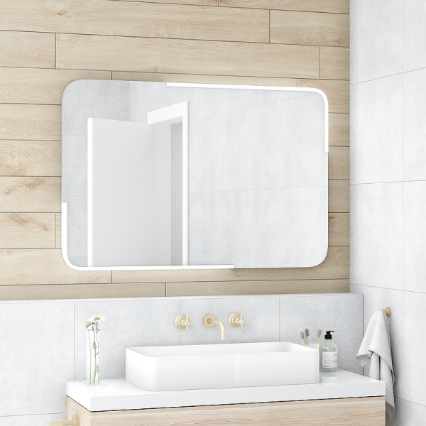 Зеркало с подсветкой (80x70) Continent Raison ЗЛП338