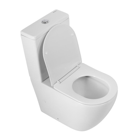 Унитаз компакт BelBagno Senso-R BB2141CPR/SC без бачка с сиденьем микролифт