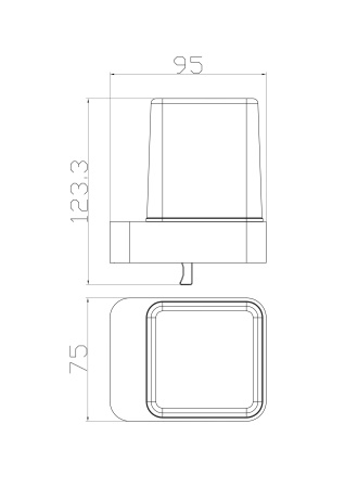 Дозатор мыла WONZON & WOGHAND, черный WW-5252-BL