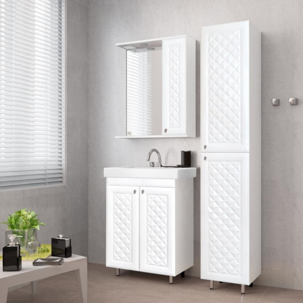 Зеркало-шкаф Style Line Канна 90 (90x86) ЛС-00000167 белый