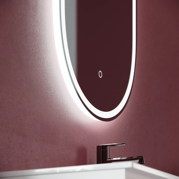 Зеркало с подсветкой Sancos Oval (55х105) OV55F