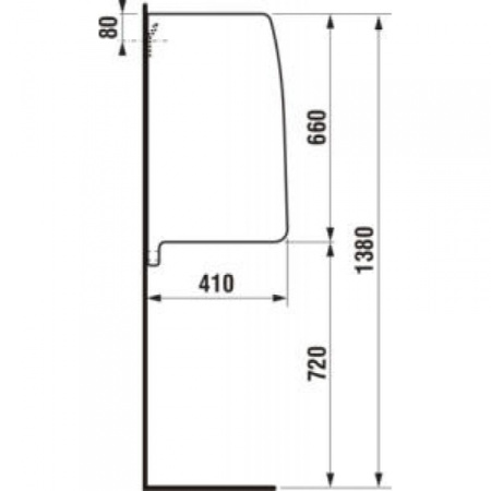 Керамическая перегородка Jika Split 8476010000001