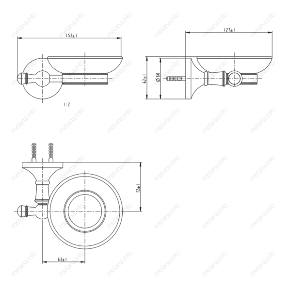 Мыльница  Melana MLN-821010-1