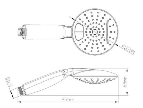 Ручная лейка D&K (DC1101601)