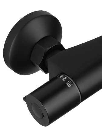 Смеситель для душа с термостатом WONZON & WOGHAND INN 5, черный матовый WW-B1005-A-MB