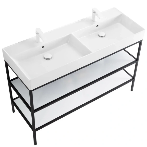 Консоль под раковину Cezares CADRO-120/46/73-2C-PIA-MET-ST