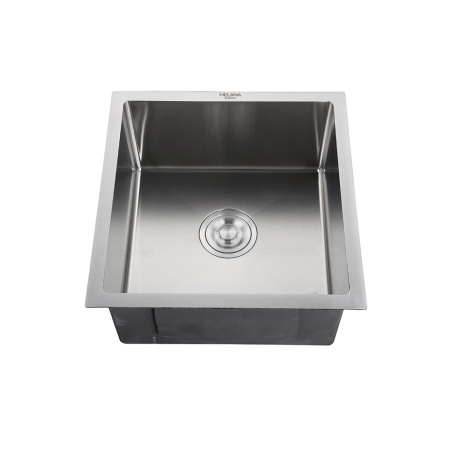 Кухонные мойки:(43х45х22) MELANA ProfLine H4345 с коландером, сатин