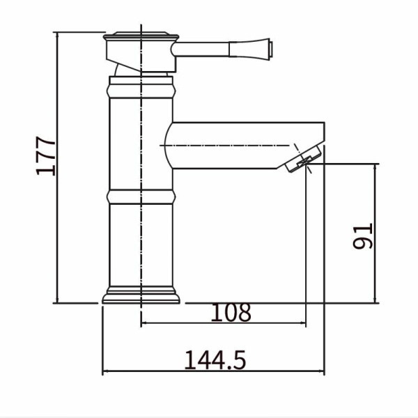 Смеситель для раковины FASHUN A51008 Смеситель для раковины FASHUN A51008