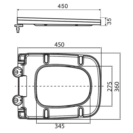 Унитаз подвесной BelBagno Ardente-C BB3202CHR-MB/BB3202SC-MB
