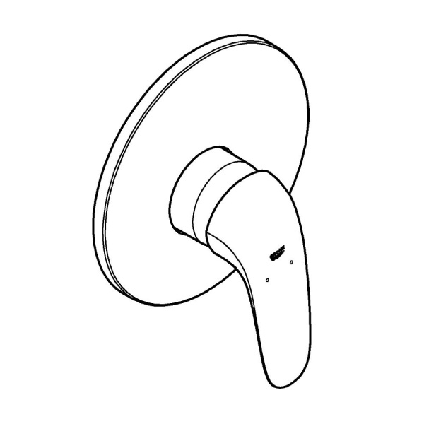 Смеситель однорычажный для душа Grohe Eurostyle New  23725 003 (23725003) хром Смеситель однорычажный для душа Grohe Eurostyle New  23725 003 (23725003) хром