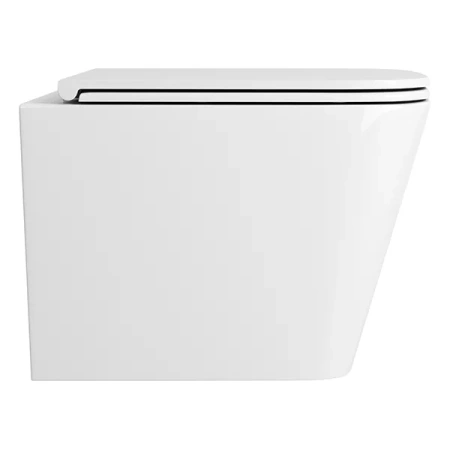 Унитаз подвесной безободковый OWL Vatter Ruta-H mini с сиденьем DP микролифт (Slim) OWLT190403S