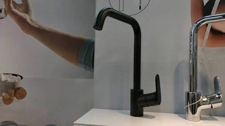 Смеситель для кухни Hansgrohe Focus M41 31820670 черный матовый