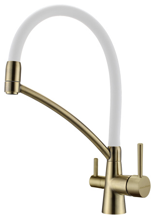 Смеситель для кухни с подключением к фильтру  Paulmark Siеgen Si213111-BrW