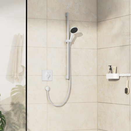 Смеситель для душа встраиваемый Hansgrohe DuoTurn E 75617700 белый матовый