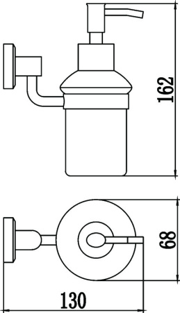 Дозатор для жидкого мыла Savol 95 S-009531