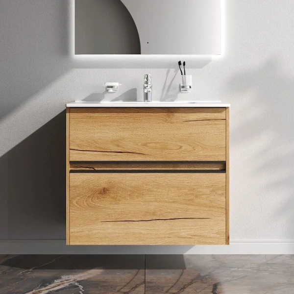 Тумба без раковины 80 см Am.Pm Sense M7BFUX0802OF дерево