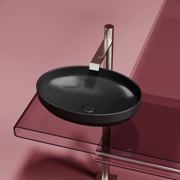 Раковина накладная (50,2х36,3) Ceramica Nova ELEMENT CN6056MB