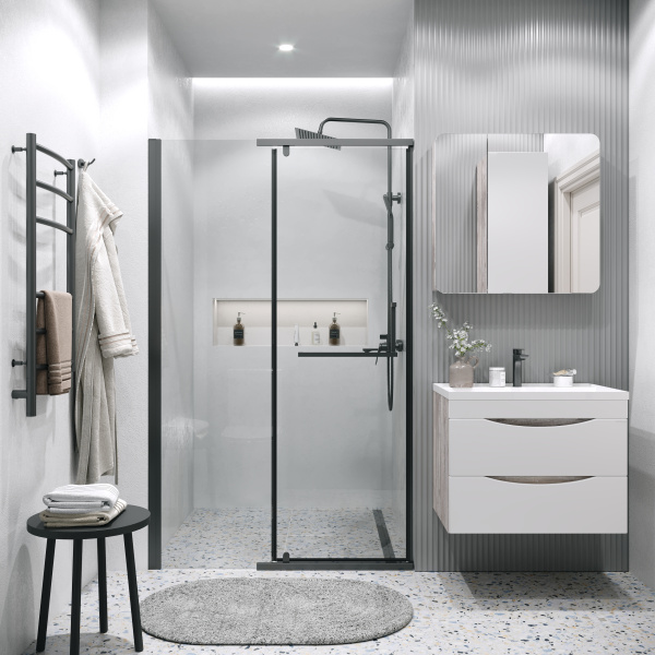 Душевая дверь (120х195) Grossman Pragma 100.K33.03.120.21.00, распашная