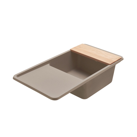 Кухонная мойка Aquaton Беллис 97 1A725132BS250 серый шелк