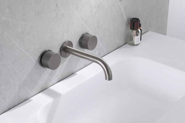 Смеситель ABBER Wasser Kreis AF81122NG для раковины скрытого монтажа, никель Смеситель ABBER Wasser Kreis AF81122NG для раковины скрытого монтажа, никель