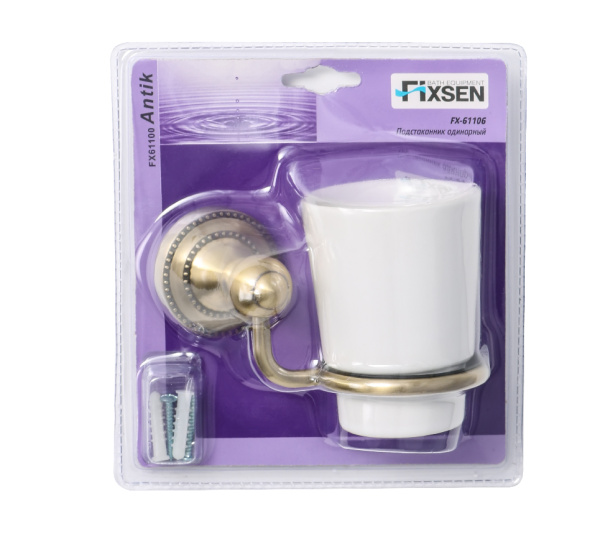 Держатель зубных щеток FIXSEN Antik одинарный FX-61106