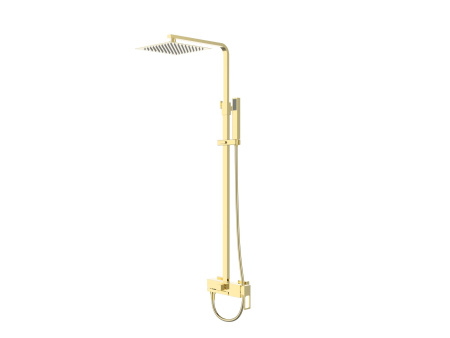 Душевая система с изливом BelBagno LUCE LUC-VSCM-ORO