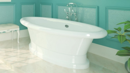 Ванна из литьевого мрамора Marmo Bagno Аззуро  (180x90) MB-A180-90
