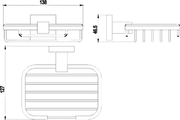 Мыльница решетка Timo Selene 10025/00