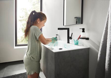 Дозатор для жидкого мыла 200 мл Hansgrohe AddStoris 41745670 черный матовый
