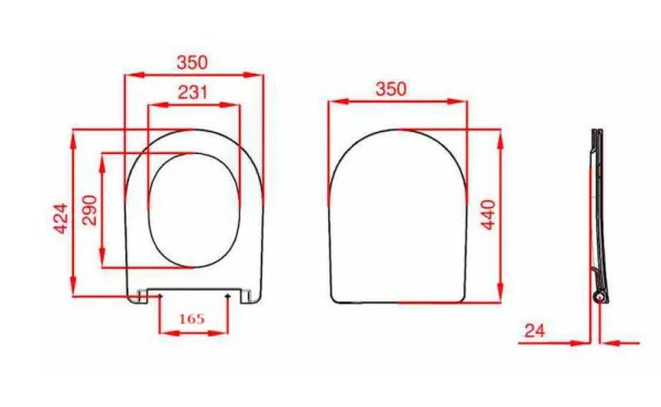 Крышка-сиденье для унитаза Santek Остин 1.WH30.2.485