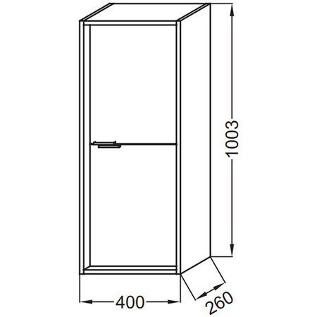 Пенал Jacob Delafon Vivienne 40 EB1587-E52-F30