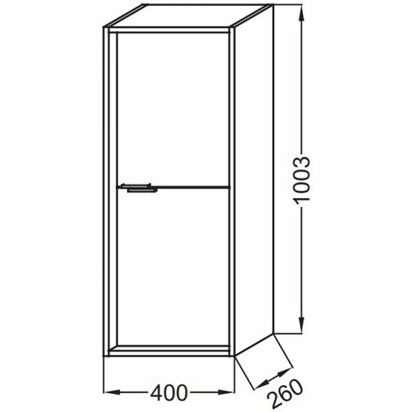 Пенал Jacob Delafon Vivienne 40 EB1587-E52-F30