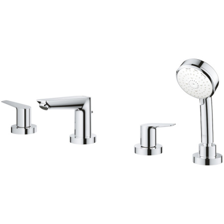 Смеситель на борт ванны Grohe BauEdge New 25120 10A (2512010A) хром