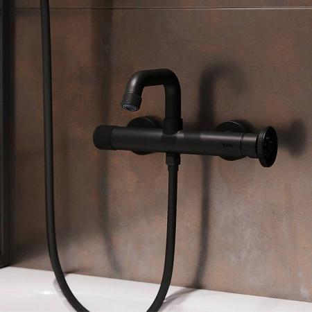Смеситель для ванны черный IDDIS Grange (GRABLR2i02WA)