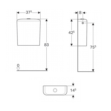 Бачок для унитаза Geberit Icon 229420000