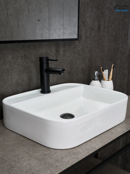 Раковина накладная (50х40) Gid N9550
