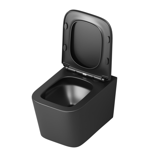 Унитаз подвесной безободковый Grossman  GR-4404BMSQ с сиденьем микролифт