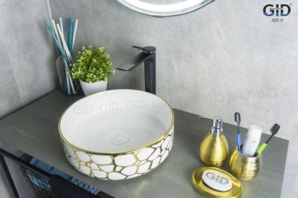 Раковина накладная (36х36) Gid D1357h018