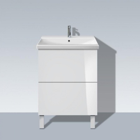Тумба с раковиной Duravit L-Cube LC660002222+2332650000