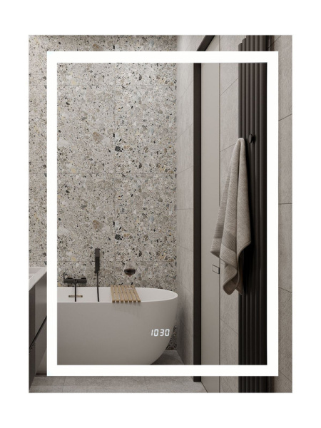 Зеркало с подсветкой (60x80) Continent Verte ЗЛП478