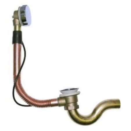 Слив перелив Kaiser (полуавтомат) медно-латунный 8003