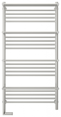 Полотенцесушитель Электрический Cунержа Богема с полкой 2.0 Левый (1200x600) ФЛОК Пурпурный 58-5208-1260