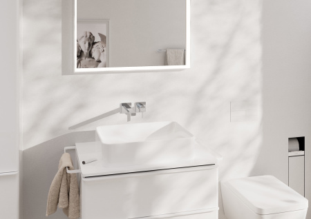 Смеситель для раковины встраиваемый Hansgrohe Tecturis E 73051000 хром