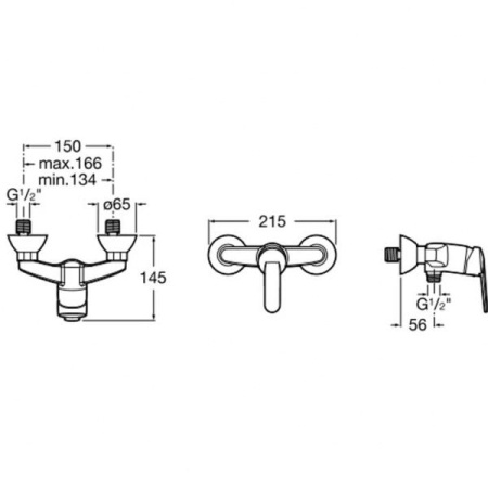 Смеситель для душа Roca Victoria 5A2125C0M