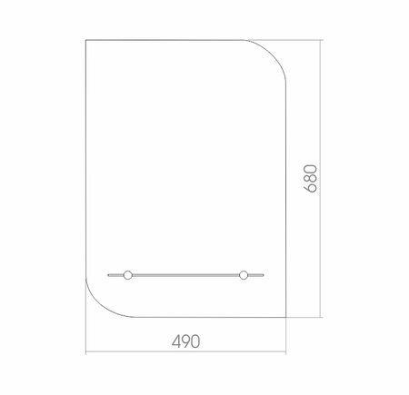 Зеркало (50х69) Silver Mirrors Каприз-Люкс 00000037