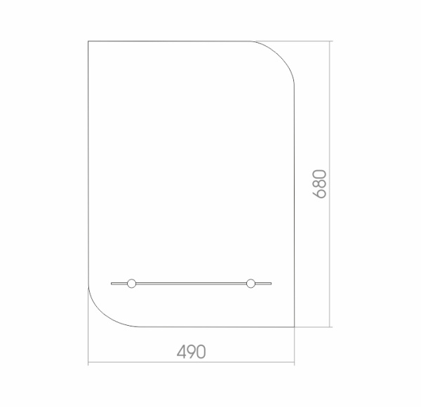 Зеркало (50х69) Silver Mirrors Каприз-Люкс 00000037