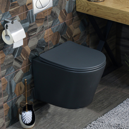 Унитаз подвесной безободковый Melana MLN-310302MDG