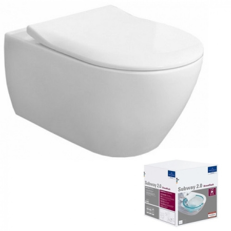 Унитаз подвесной Villeroy & Boch Subway 2.0 5614R201